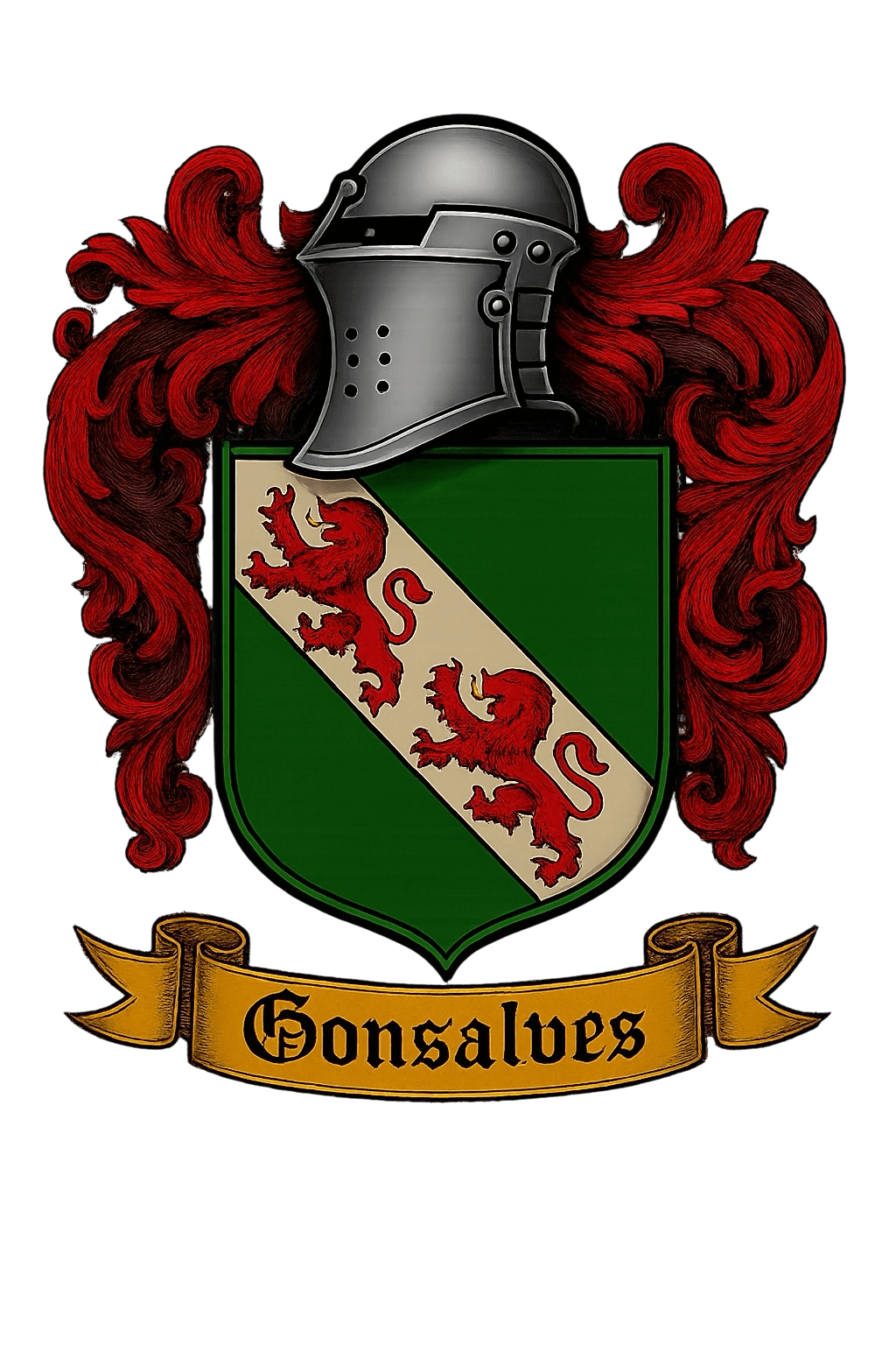 Gonsalves family crest
